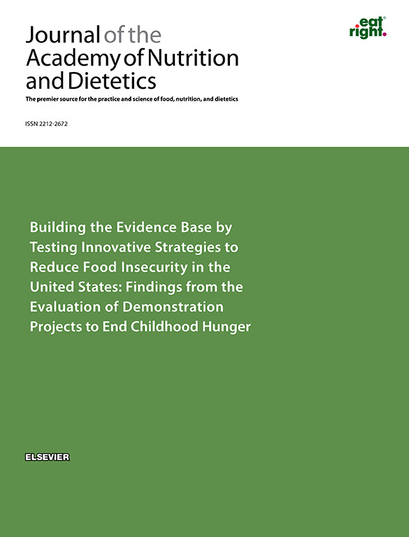 Journal of the Academy of Nutrition and Dietetics